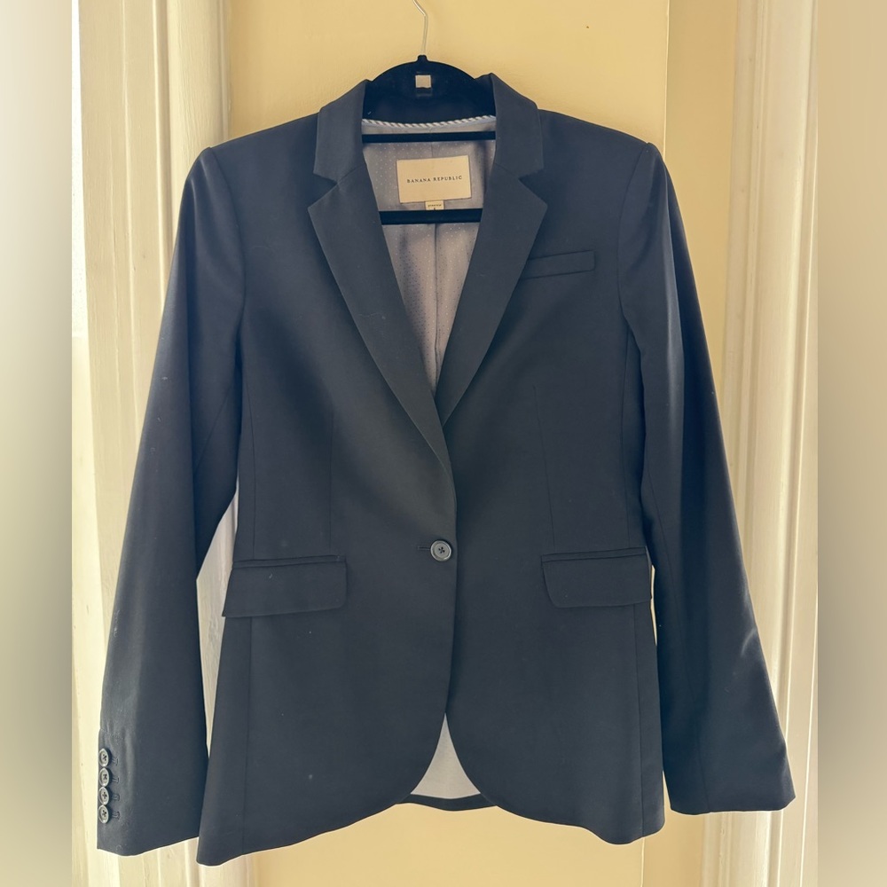 Banana Republic Women's Blazer - Black